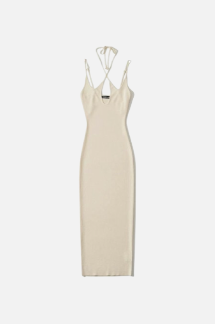 Villa Blvd Knit Droplet Lace-Up Dress ☛ Multiple Colors Available ☚