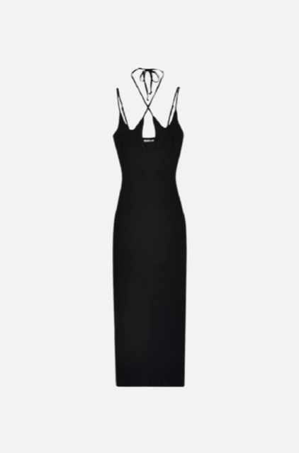 Villa Blvd Knit Droplet Lace-Up Dress ☛ Multiple Colors Available ☚