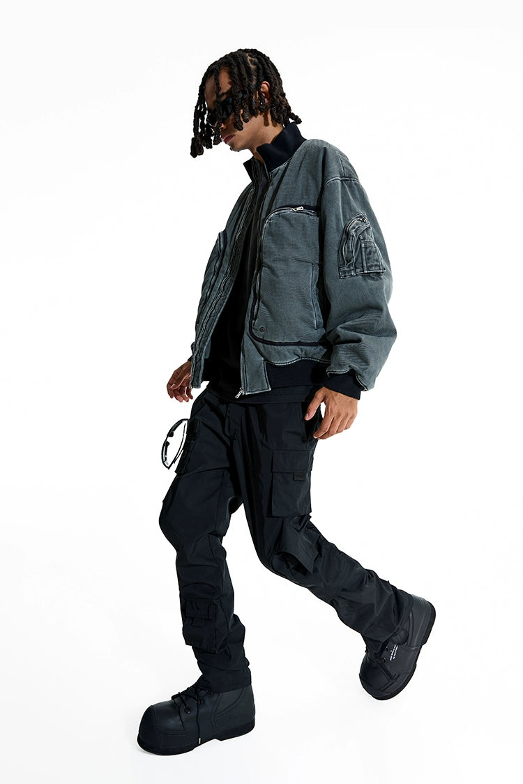 Villa Blvd Retro Washed Distressed Jacket