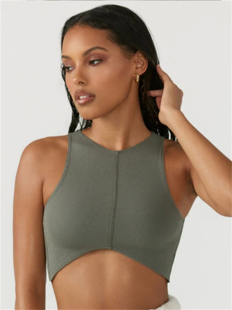 VILLA ACTIVE Quick-Dry Short Vest Sports Bra ☛ Multiple Colors Available ☚