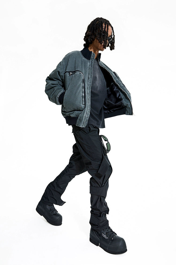 Villa Blvd Retro Washed Distressed Jacket