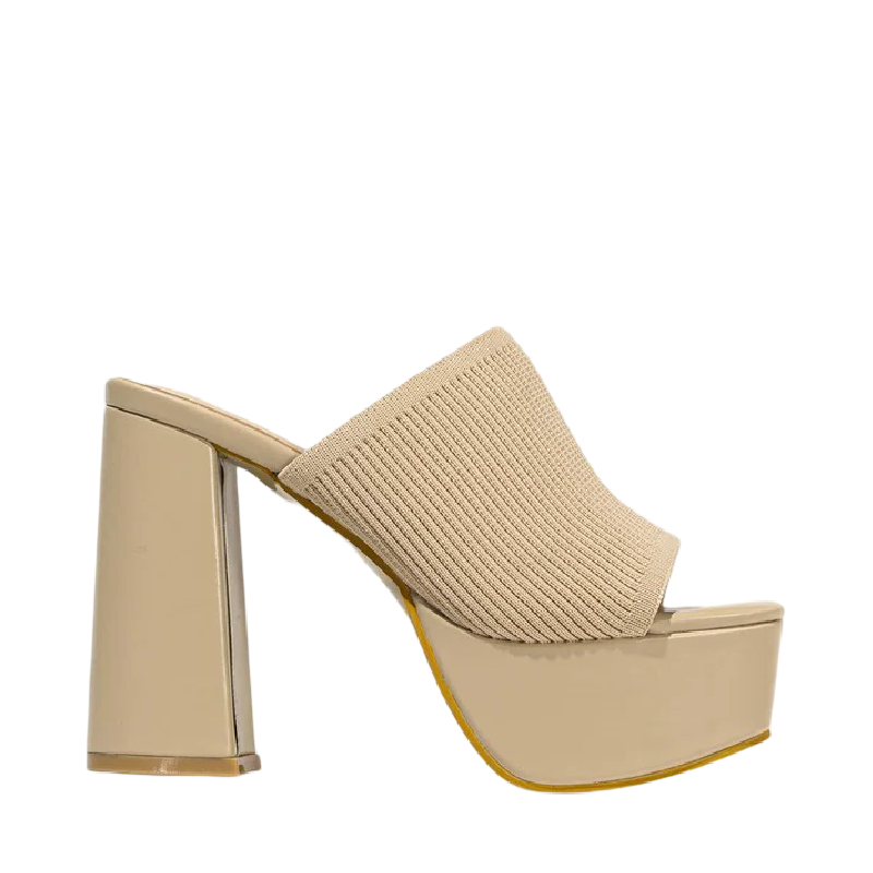 Villa Blvd Knitted Stretch Mule Sandal ☛ Multiple Colors Available ☚