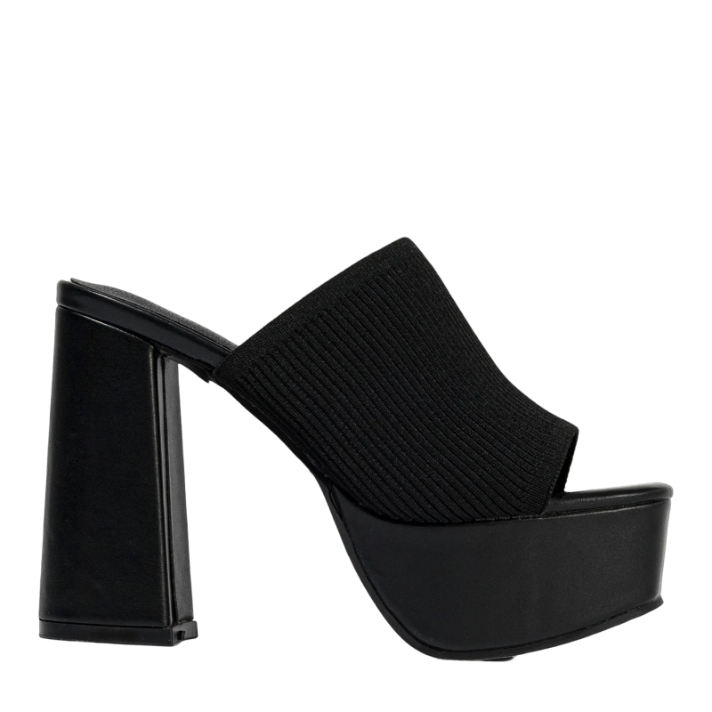 Villa Blvd Knitted Stretch Mule Sandal ☛ Multiple Colors Available ☚