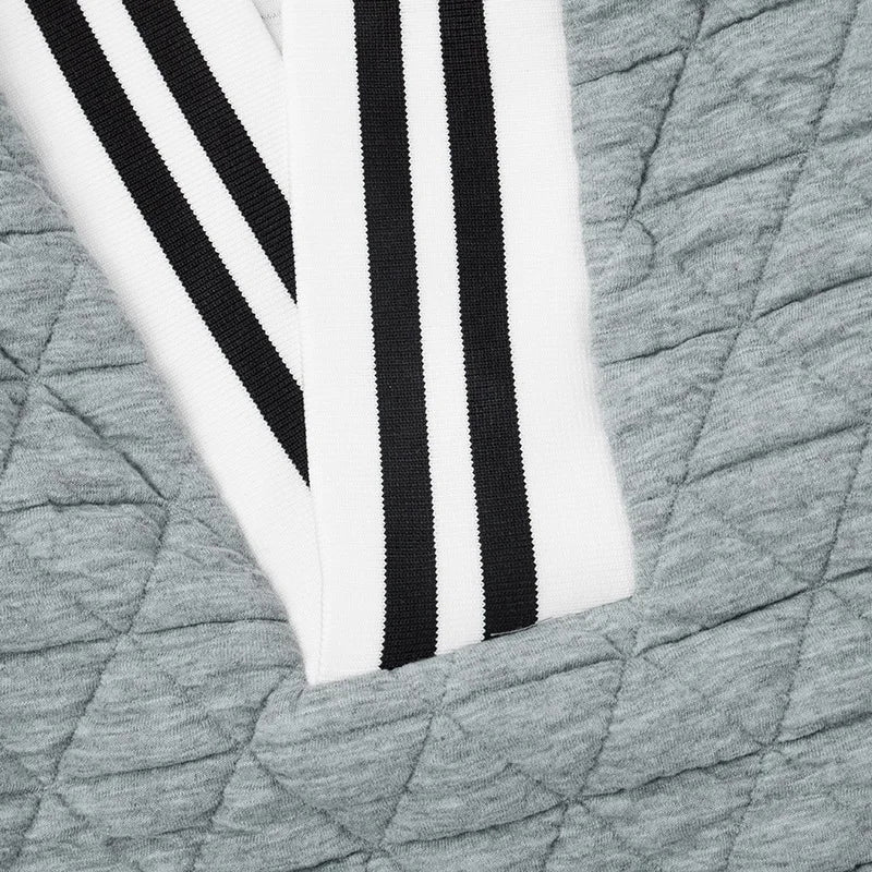 Villa Blvd Strip Quilt Mini Dress