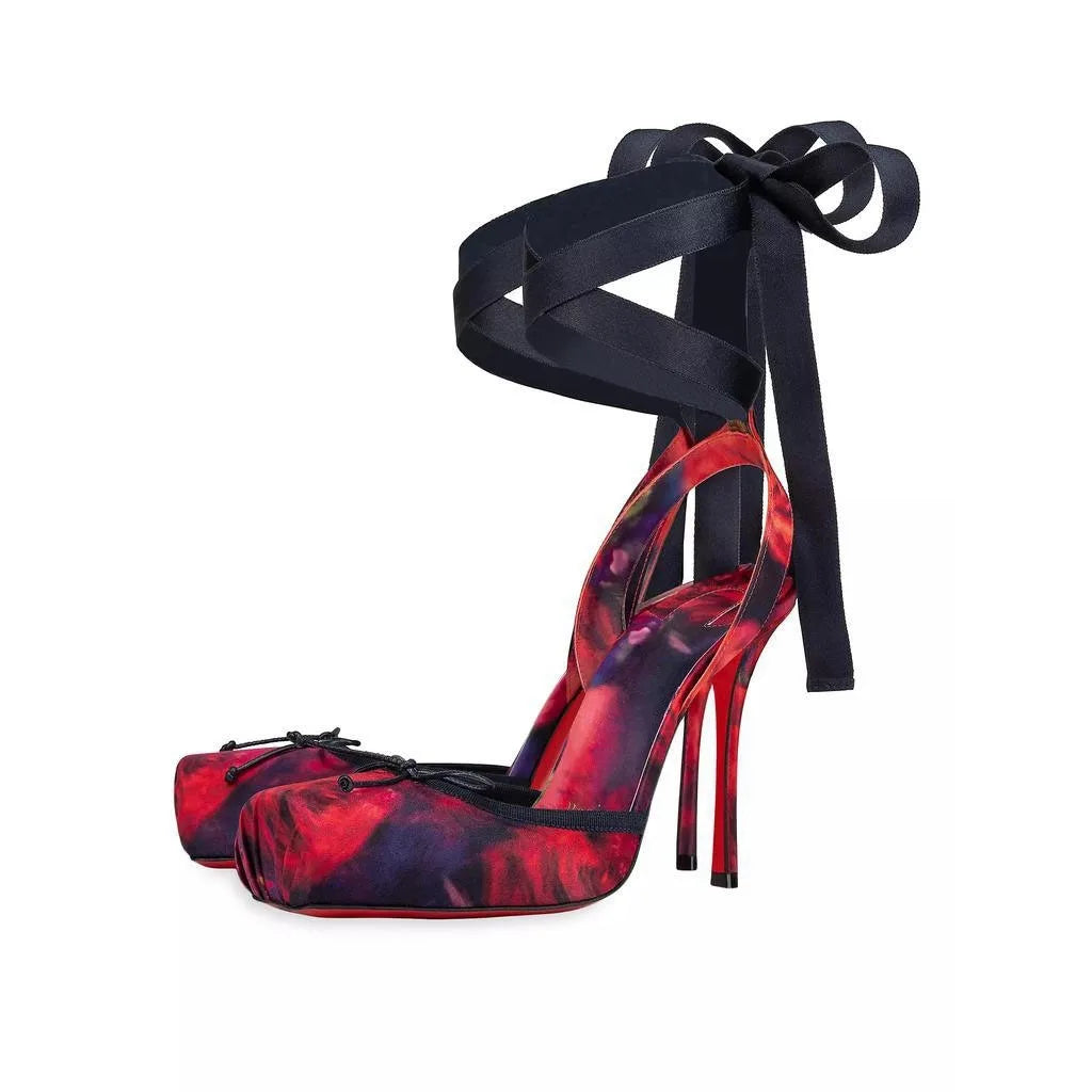 Villa Blvd French Ballet Strap Heels