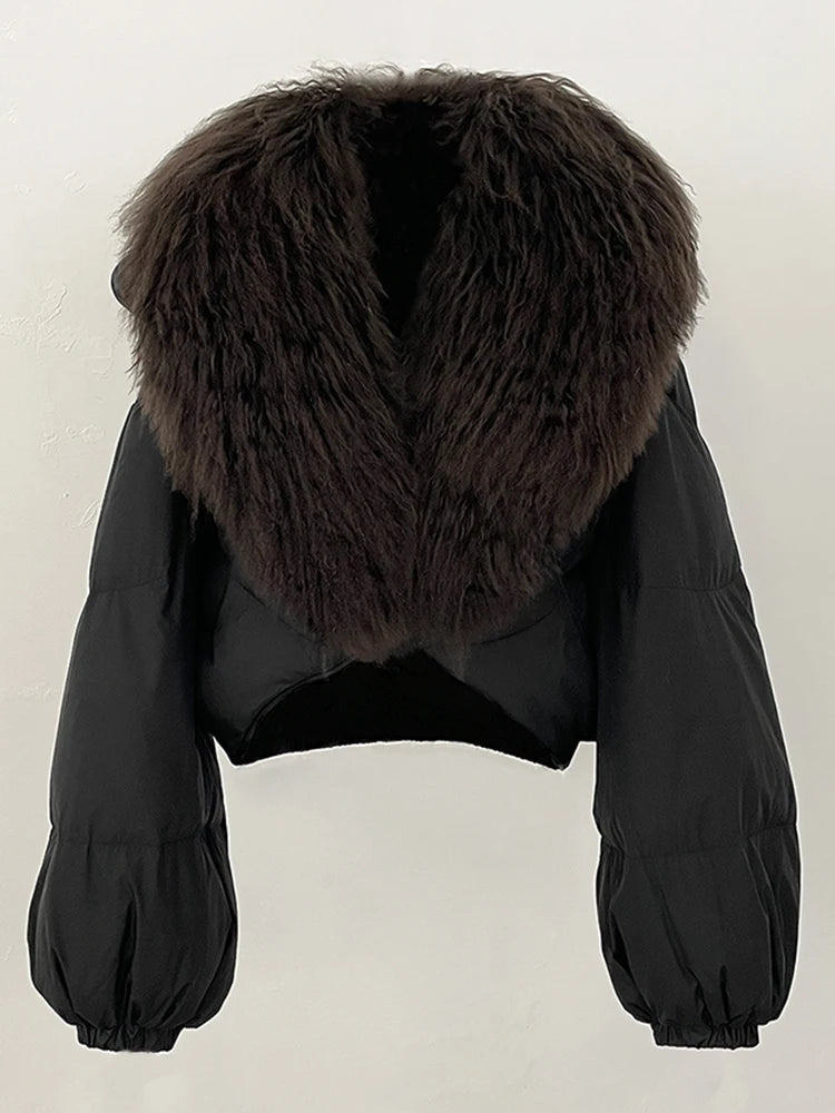 Villa Blvd Mongolia Fur Puffer Jacket ☛ Multiple Colors Available ☚