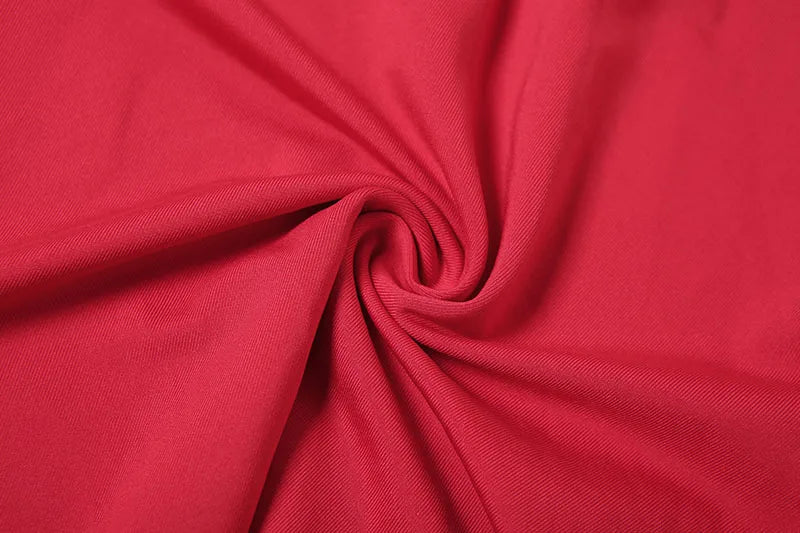 Villa Blvd Hollow Knit Ruffle Dress