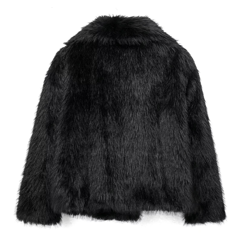 Villa Blvd Plush Faux Fur Coat ☛ Multiple Colors Available ☚