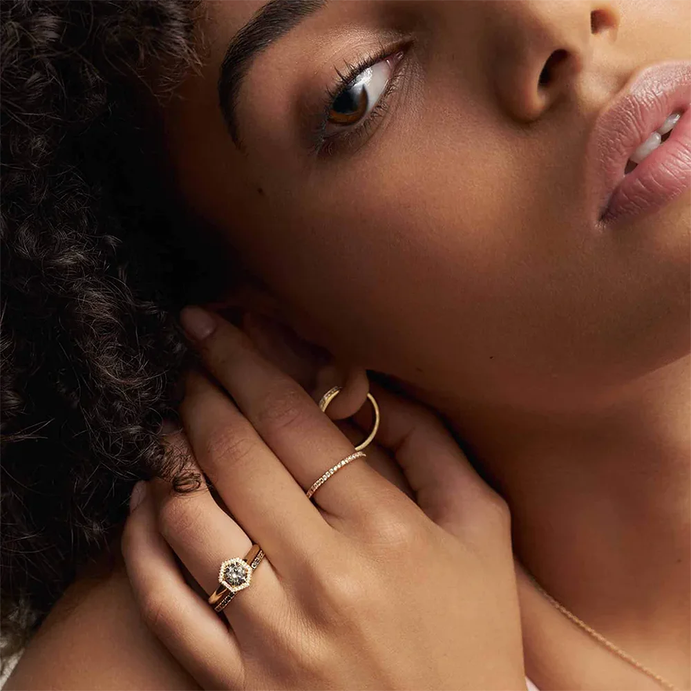 Villa Blvd Micro Pave Moissanite Rings ☛ Multiple Colors Available ☚