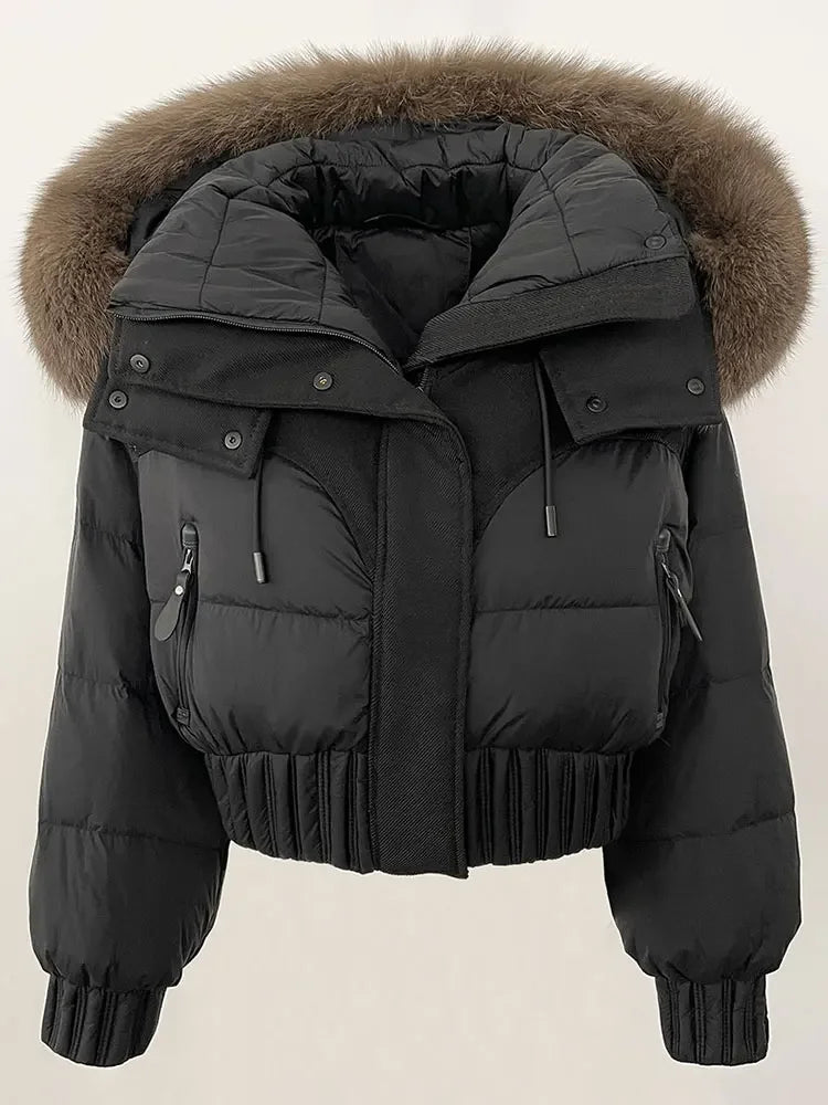 Villa Blvd Fox Hooded Down Coat ☛ Multiple Colors Available ☚