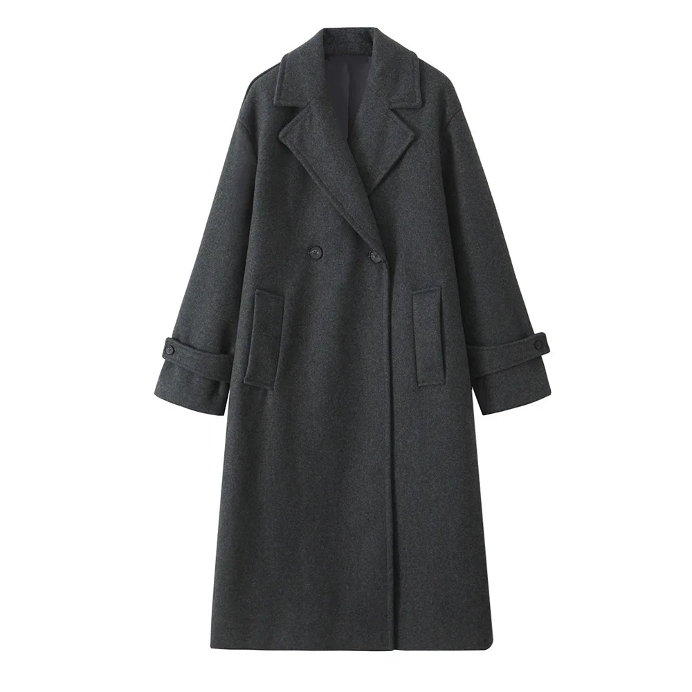 Villa Blvd Long Wool Collar Coat  ☛ Multiple Colors Available ☚