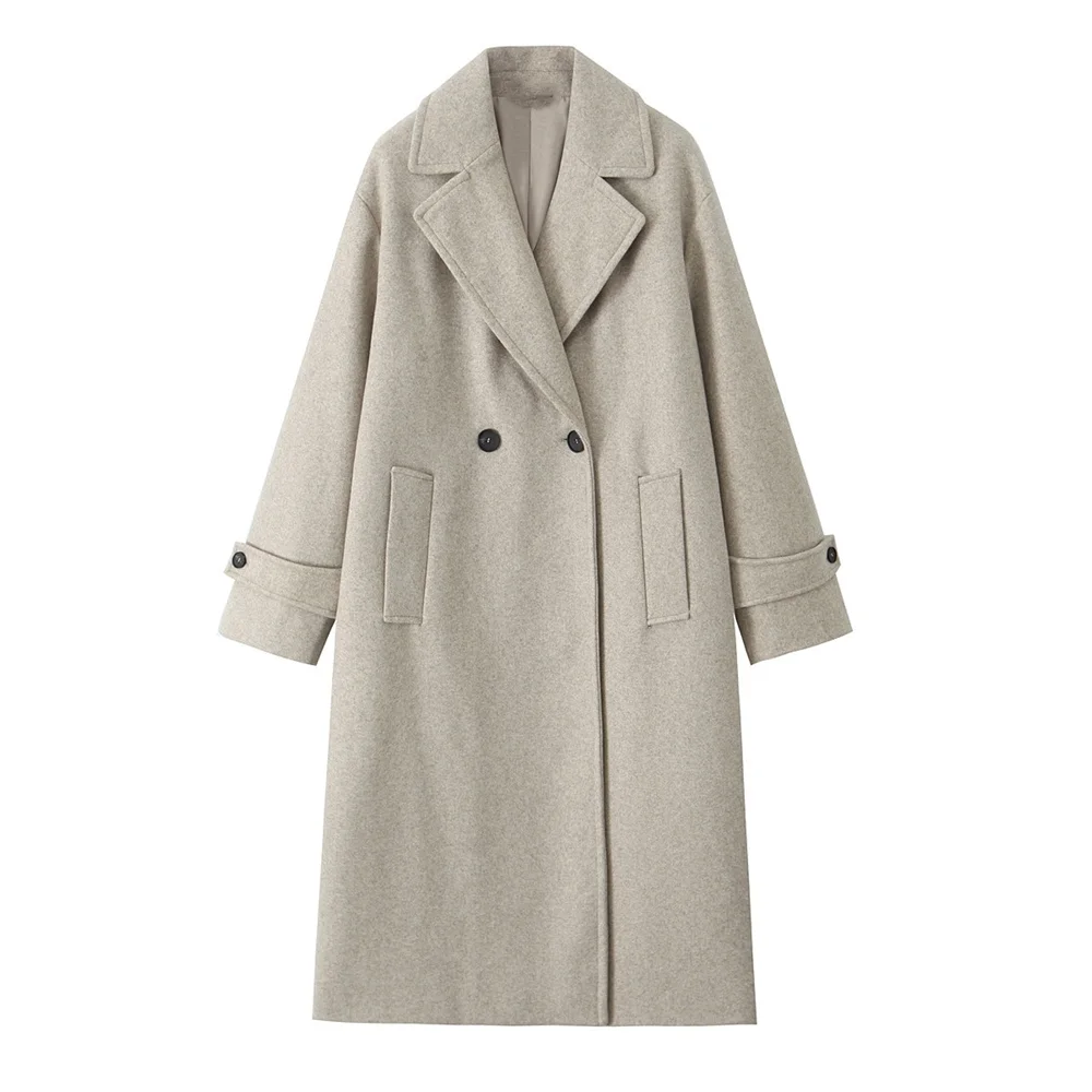 Villa Blvd Long Wool Collar Coat  ☛ Multiple Colors Available ☚