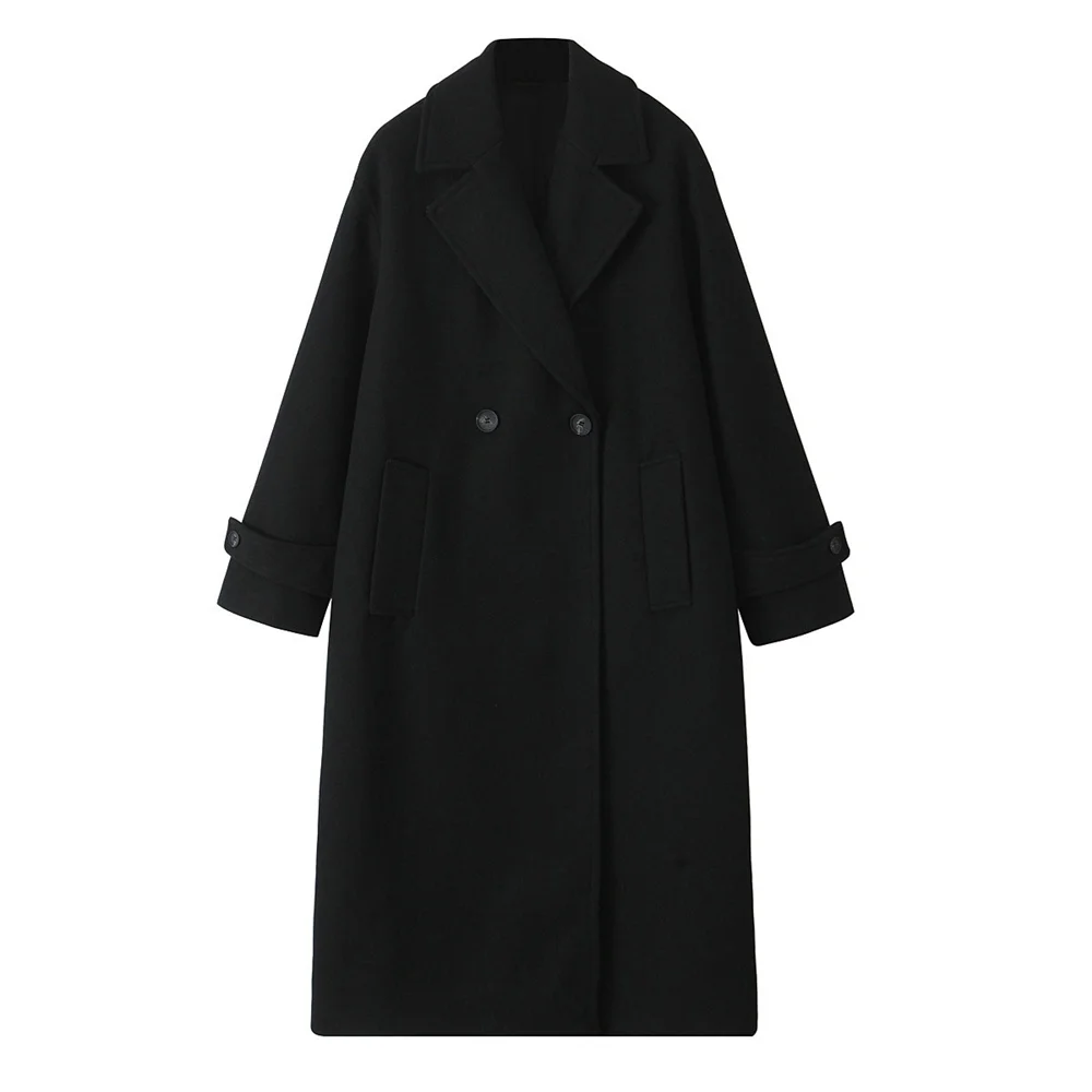 Villa Blvd Long Wool Collar Coat  ☛ Multiple Colors Available ☚