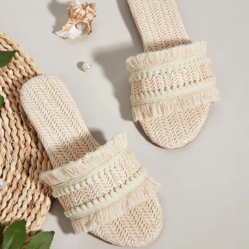 Villa Blvd Manoir Tassel Slippers ☛ Multiple Colors Available ☚
