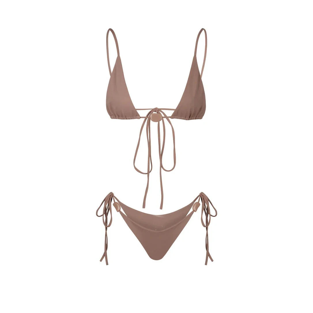 Villa Blvd Massif Bikini + Knit Pants Swimwear Set ☛ Multiple Colors Available ☚