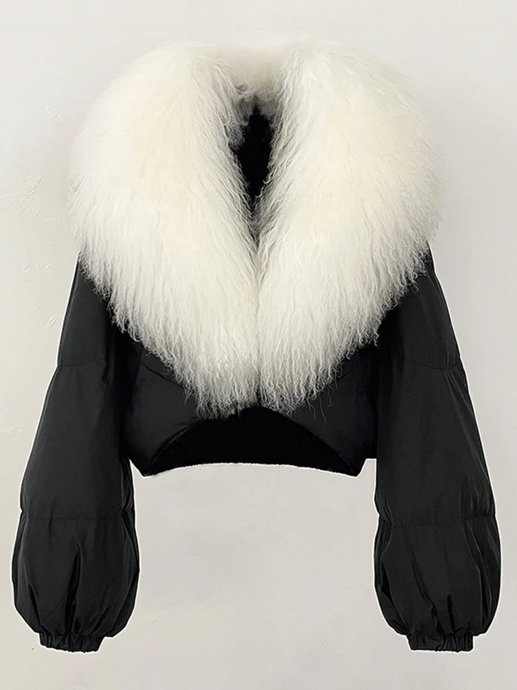 Villa Blvd Mongolia Fur Puffer Jacket ☛ Multiple Colors Available ☚