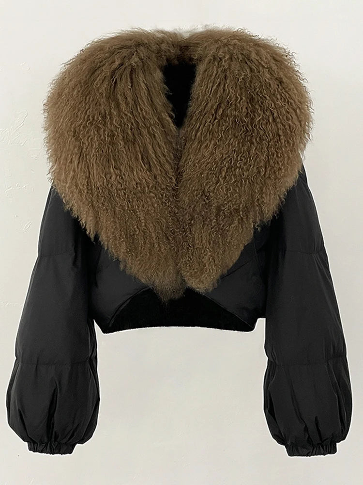 Villa Blvd Mongolia Fur Puffer Jacket ☛ Multiple Colors Available ☚