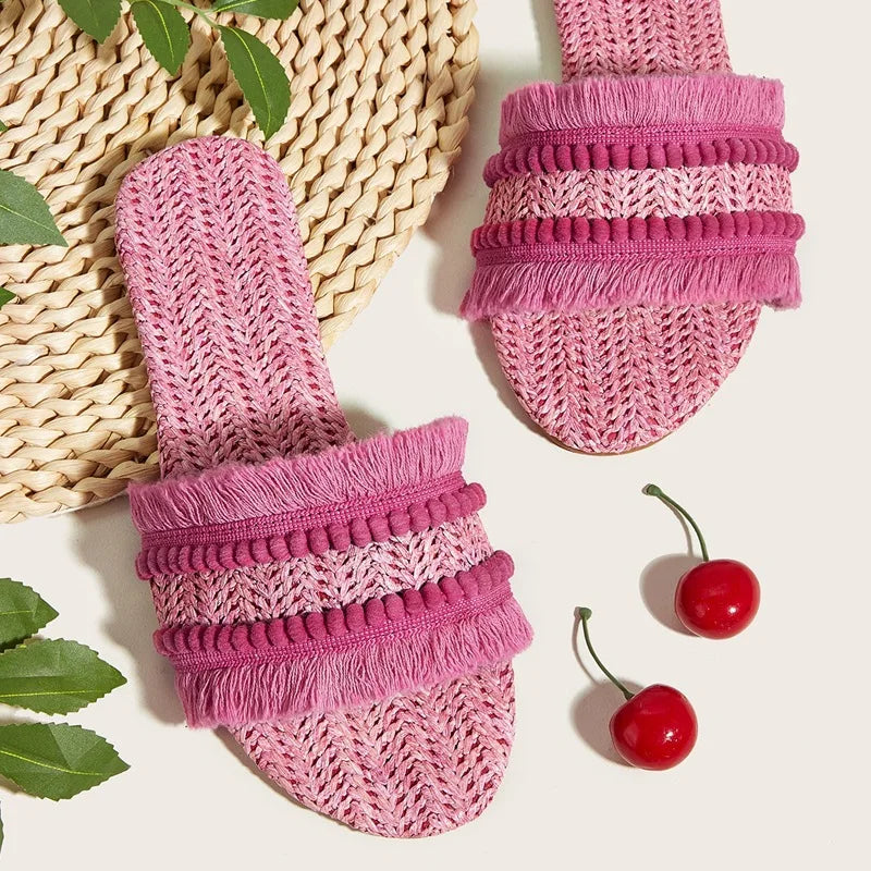 Villa Blvd Manoir Tassel Slippers ☛ Multiple Colors Available ☚