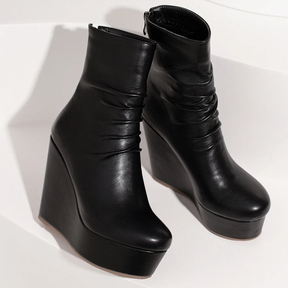 Villd Blvd RD-RT Leather Ankle Boots ☛ Multiple Colors Available ☚
