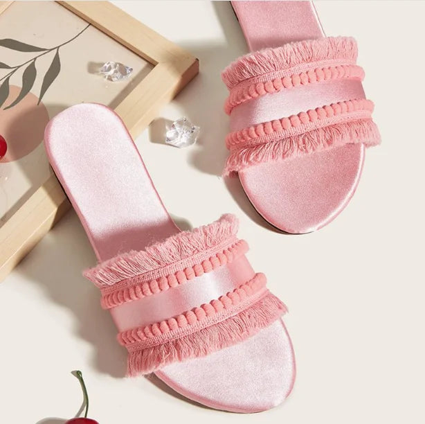 Villa Blvd Manoir Tassel Slippers ☛ Multiple Colors Available ☚