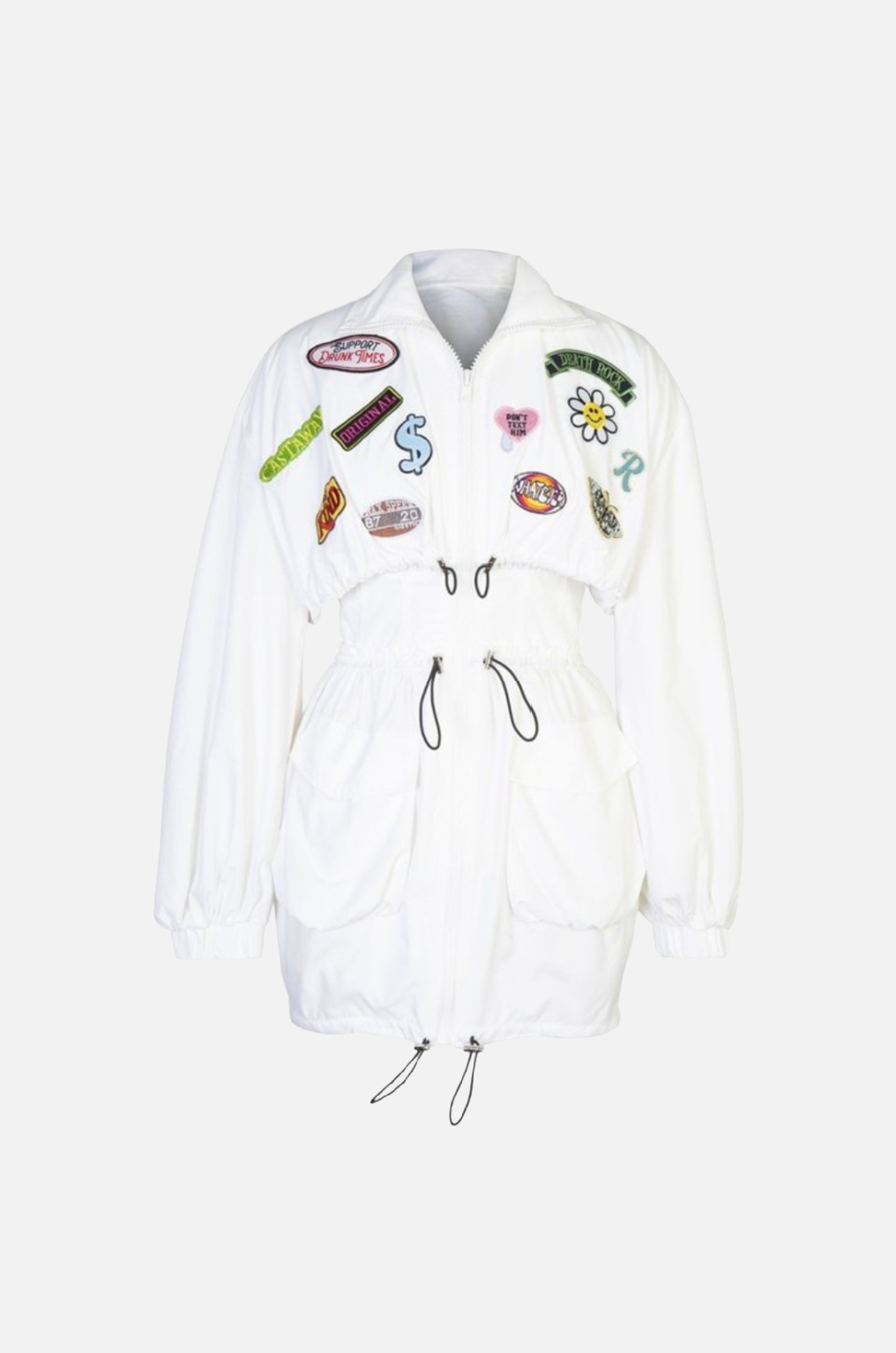 Villa Blvd Windbreaker Patch Design Dress