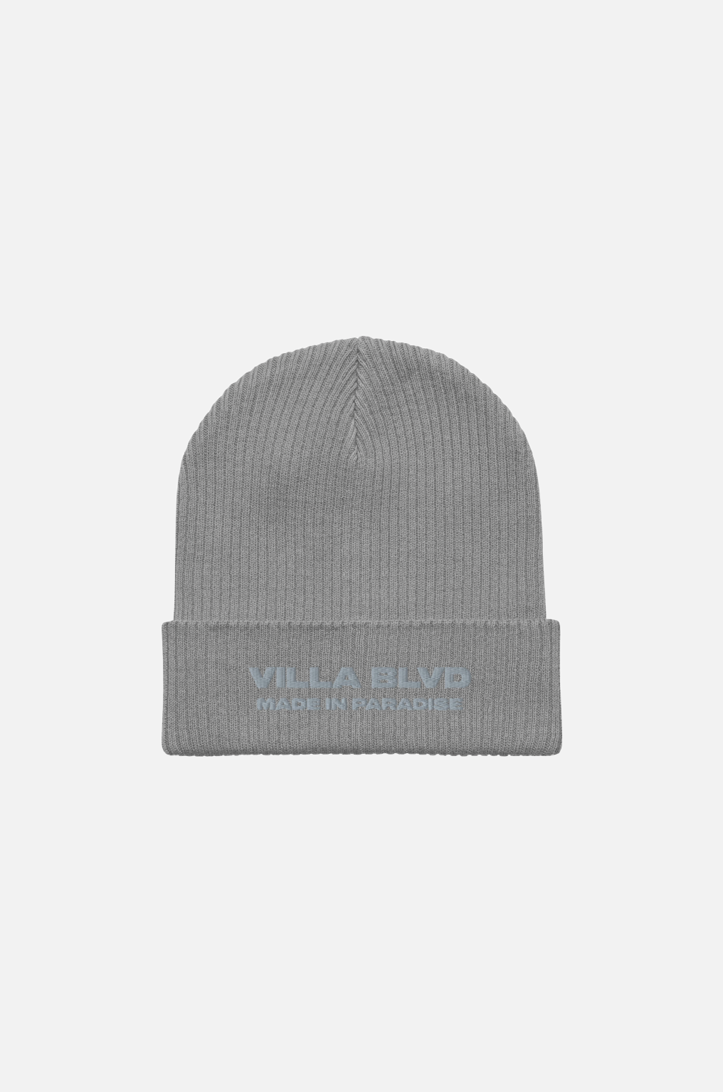 Villa Blvd Made in Paradise Organic Beanie - Silver