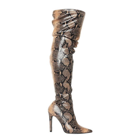 Villa Blvd Pointed Thigh High Boots ☛ Multiple Colors Available ☚