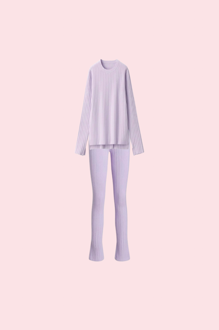 Villa Blvd Ribbed Washed Set