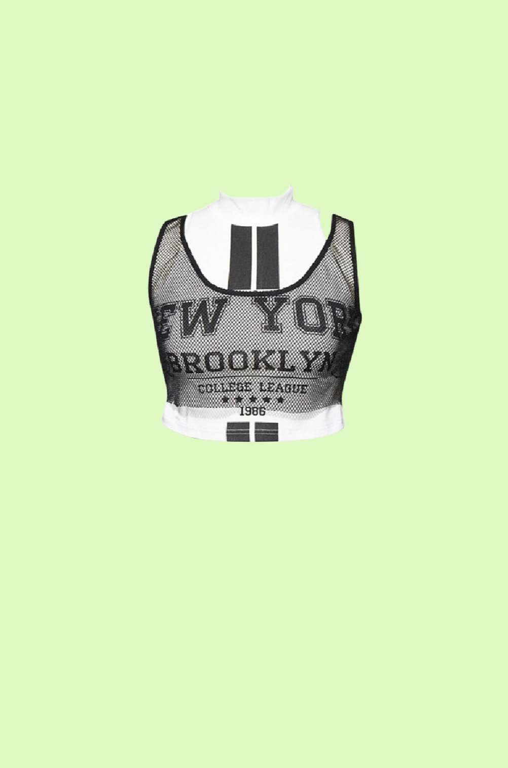 Villa Blvd ƎDEN New York 86' Sports Crop Top