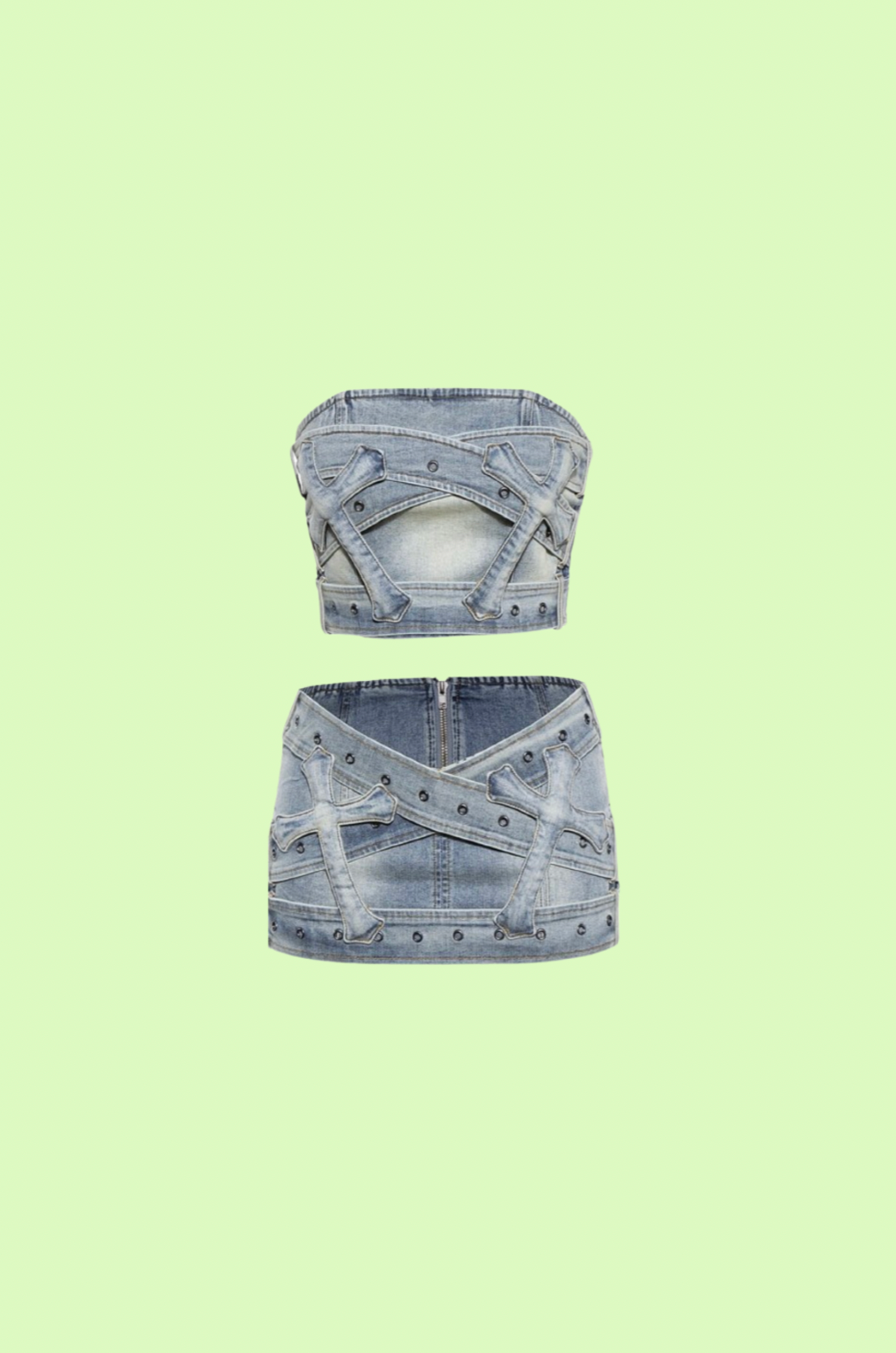 Villa Blvd ƎDEN Forbidden Denim Set