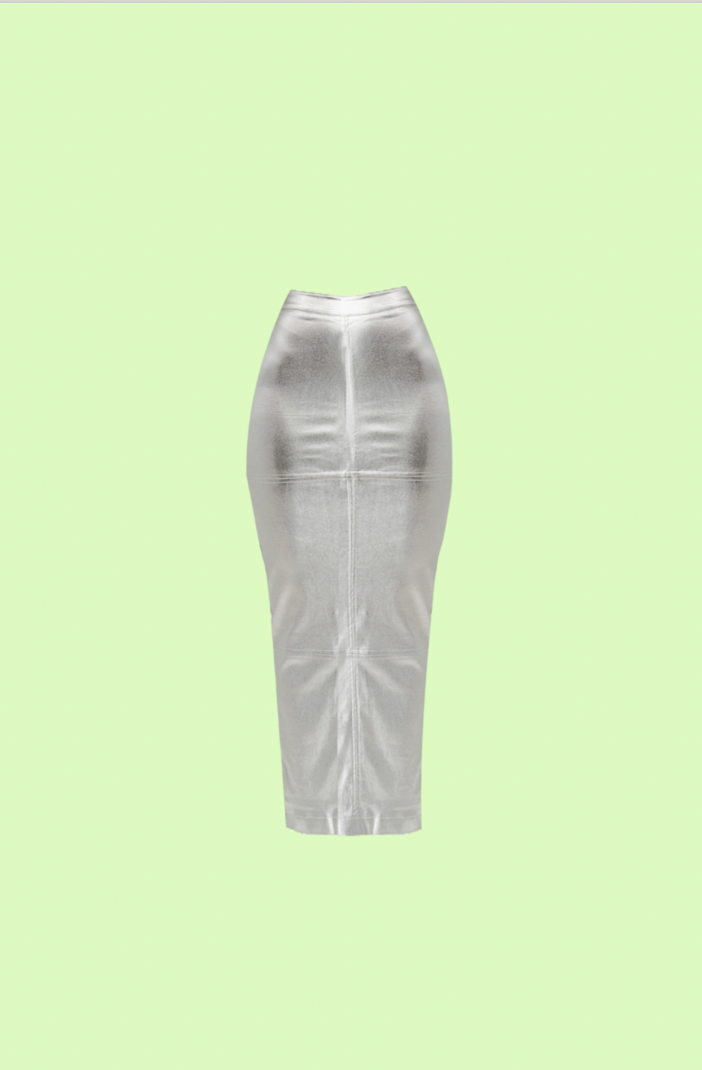 Villa Blvd ƎDEN Metallic Maxi Skirt