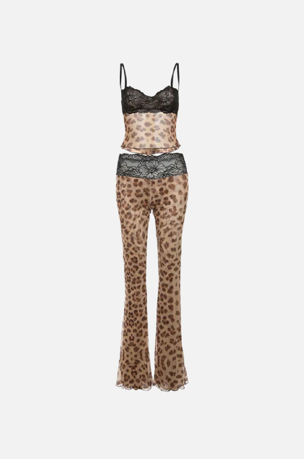 Villa Blvd Lace and Sheer Camisole Top + Pants Set ☛ Multiple Colors Available ☚