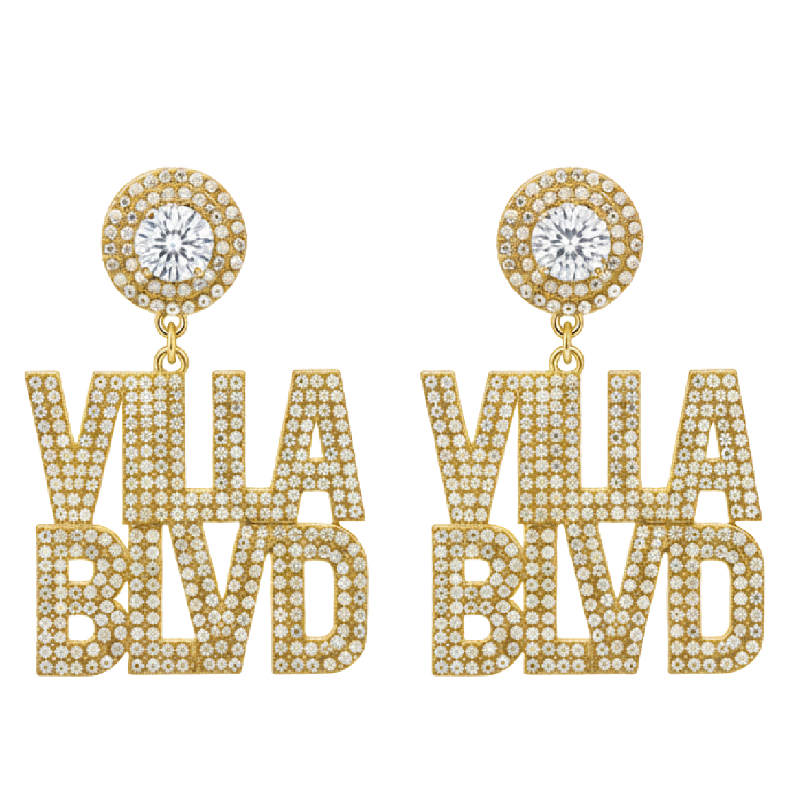 Villa Blvd Tribeca Diamond Drop Earrings