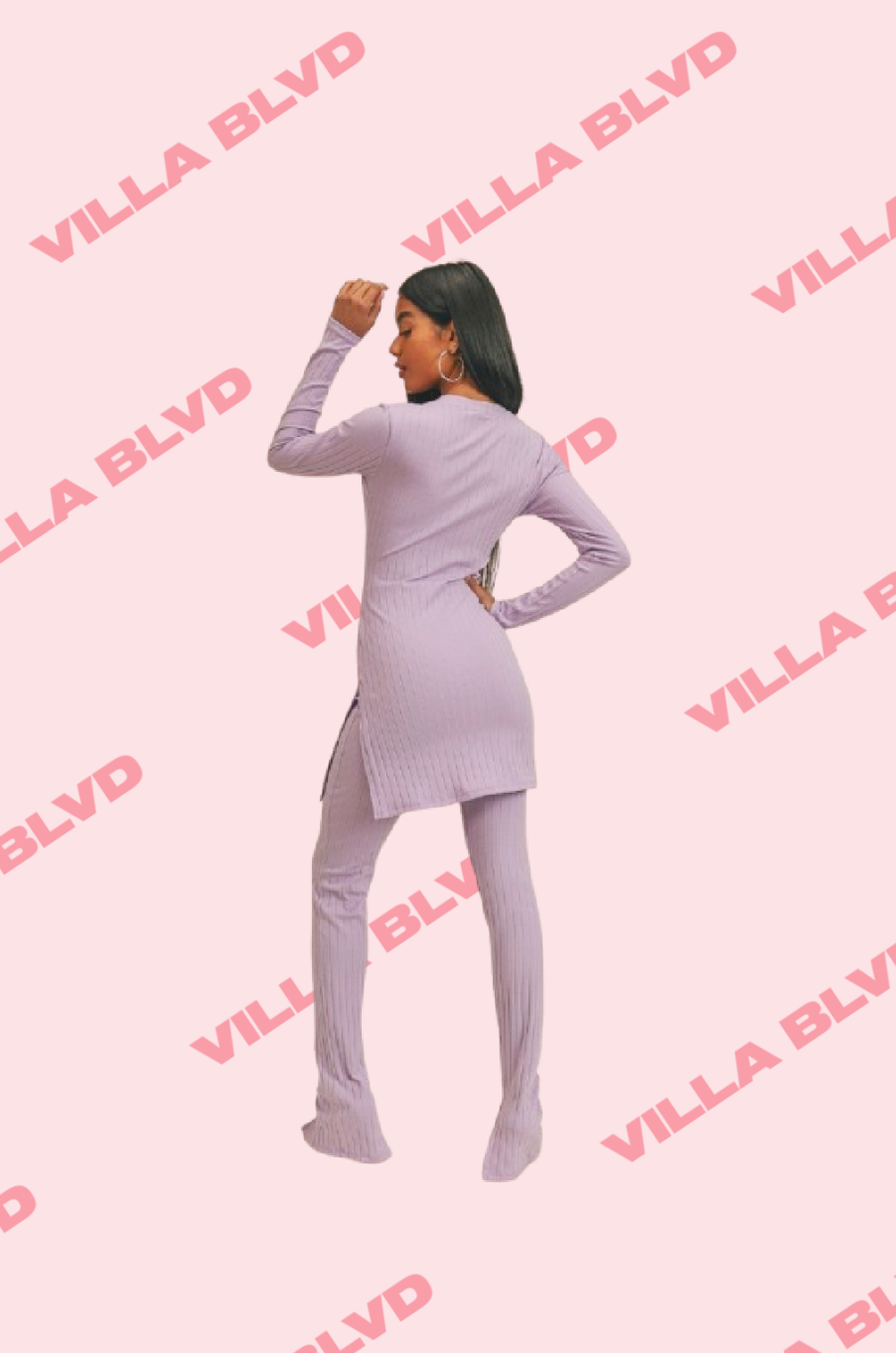 Villa Blvd Ribbed Washed Set