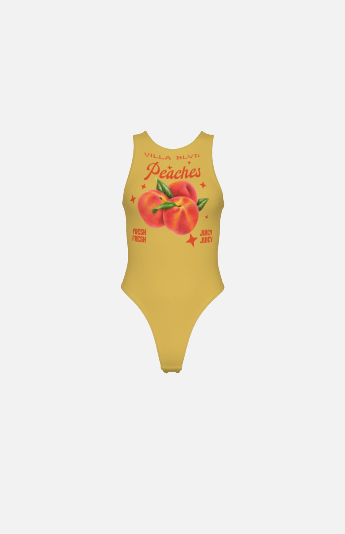 Villa Blvd ⱯPEX Diamond Peachy Tank Bodysuit