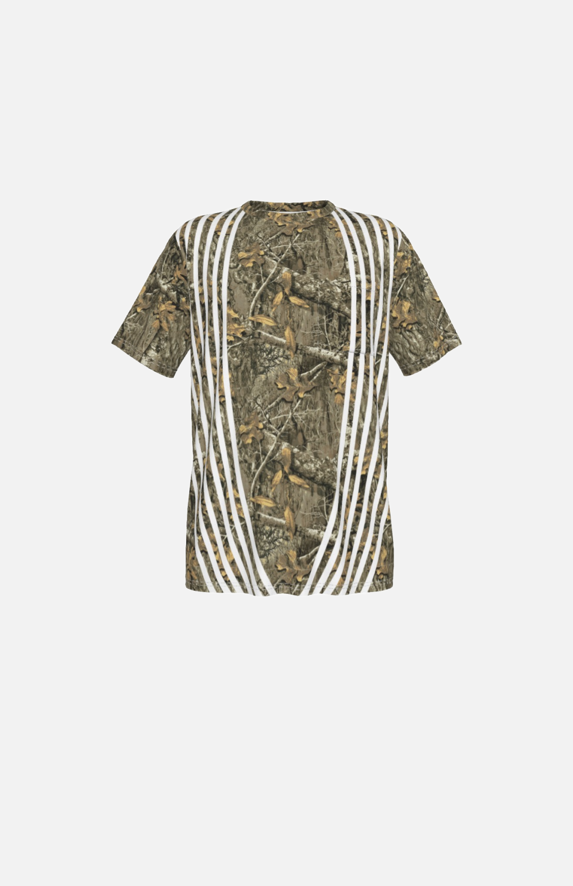 Villa Blvd Woodland Camo Striped T-shirt