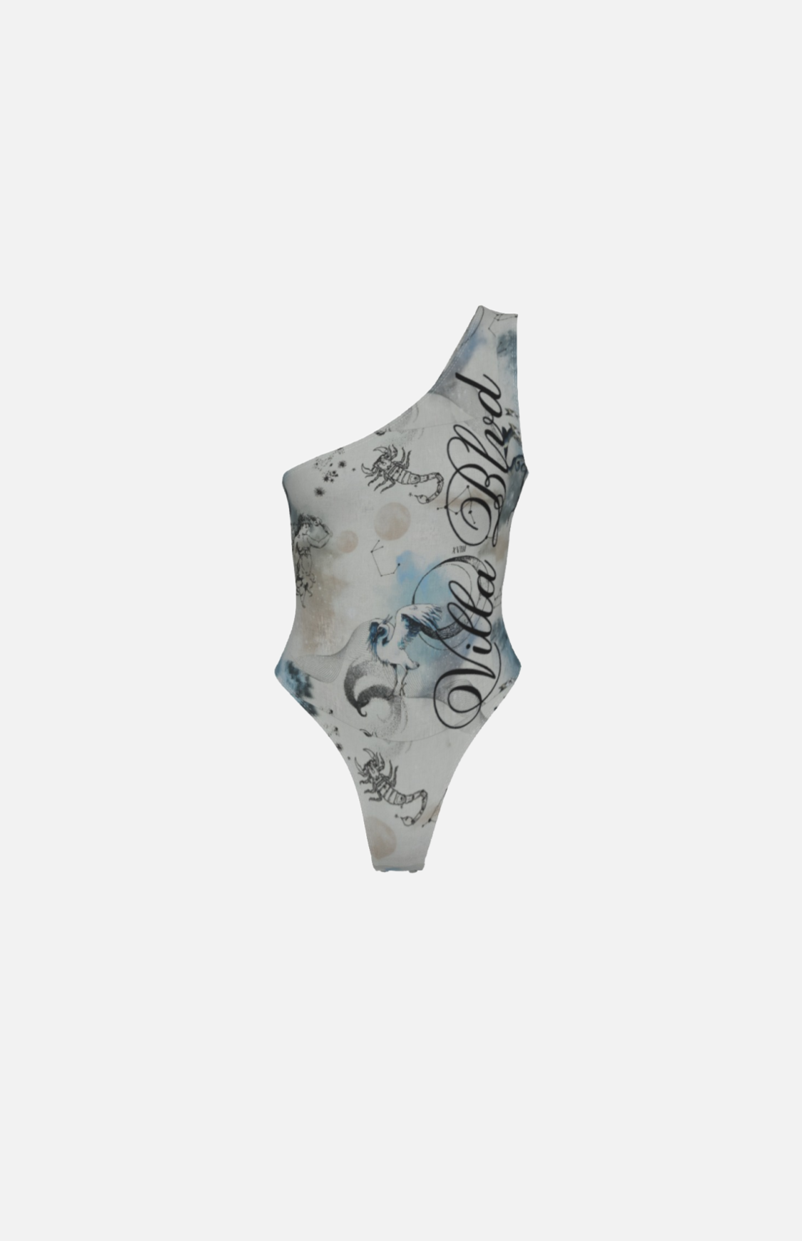 Villa Blvd Avenir Avis Caelestis One-Shoulder Bodysuit