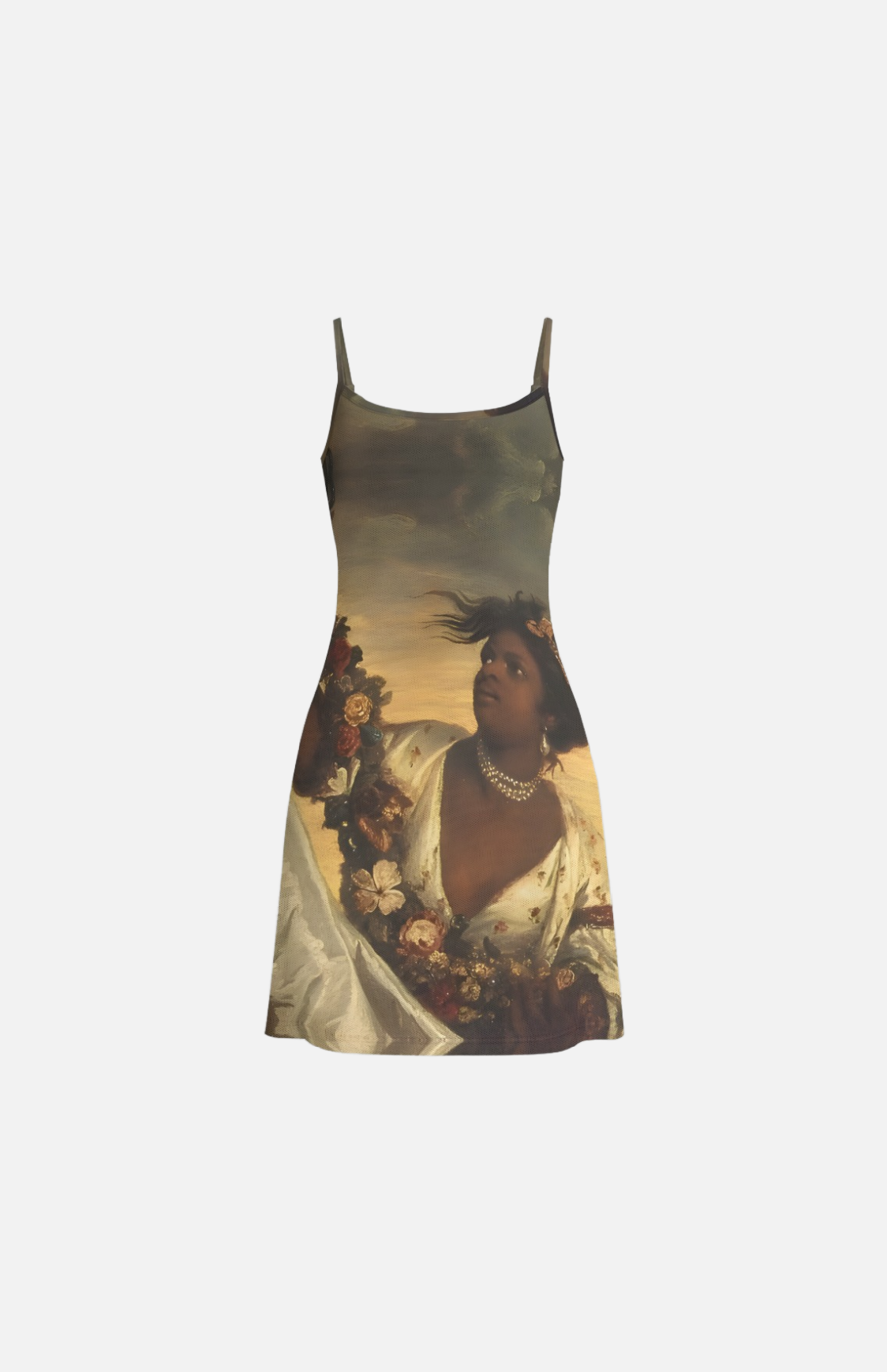 Villa Blvd Fleurs au Ciel Mesh Dress
