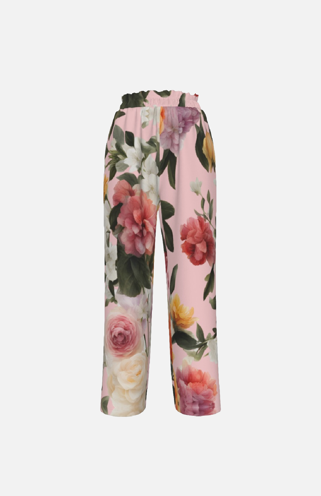 Villa Blvd Blossaira Floral Silk Pants