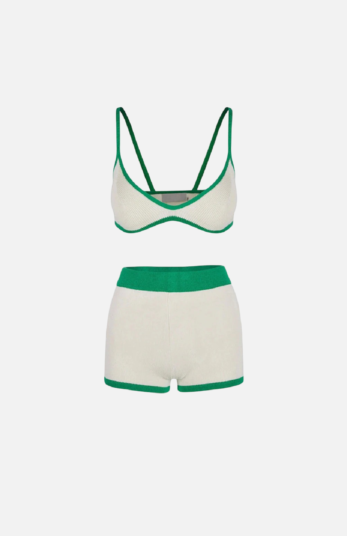 Villa Blvd Contrast Bralette + Shorts Set ☛ Multiple Colors Available ☚