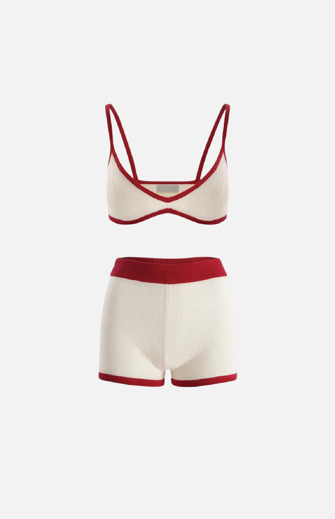 Villa Blvd Contrast Bralette + Shorts Set ☛ Multiple Colors Available ☚