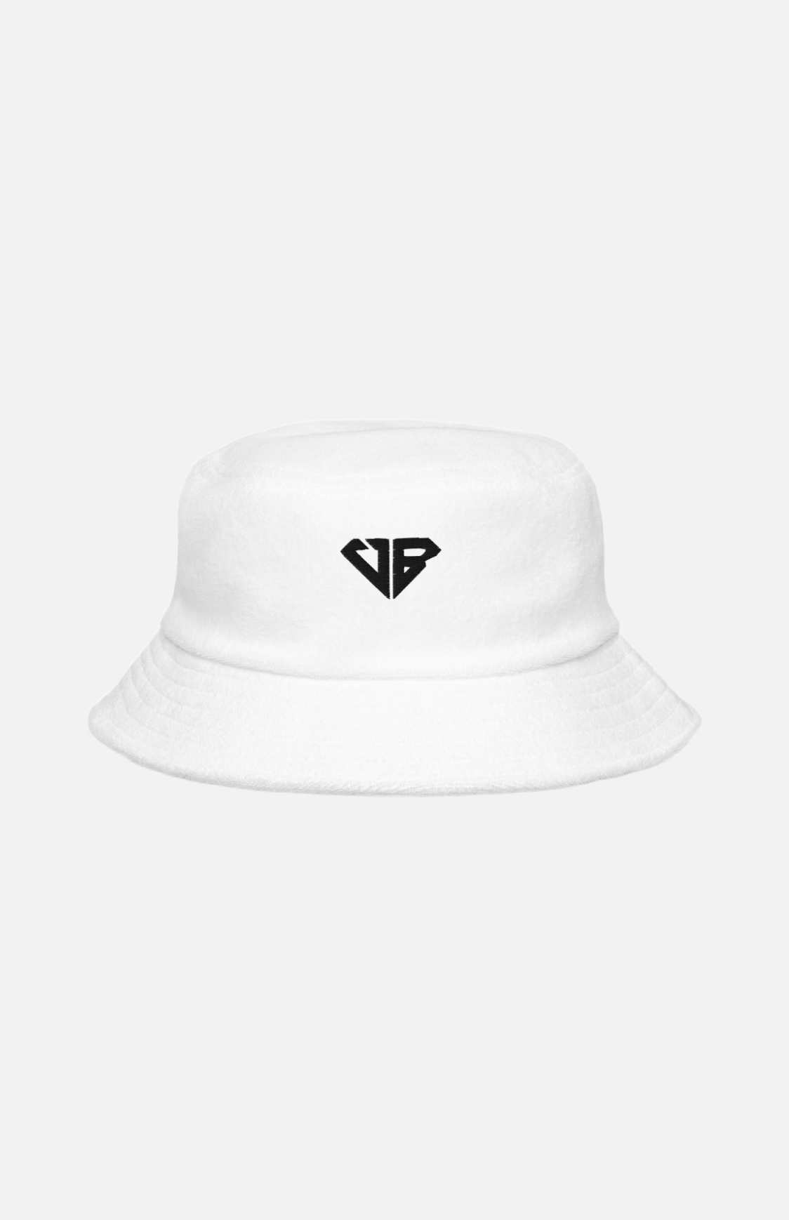 Villa Blvd ⱯPEX Diamond Terry Cloth Bucket Hat - White