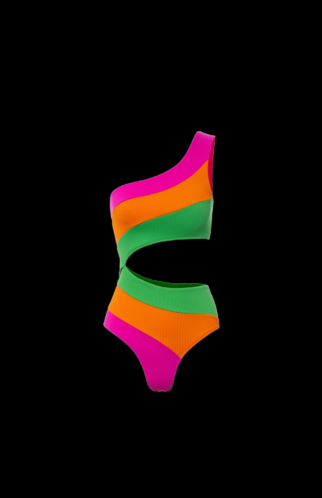 Villa Blvd Triple Cut One Shoulder Bodysuit ☛ Multiple Colors Available ☚