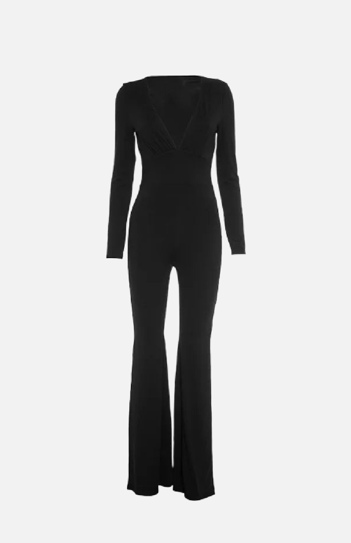 Villa Blvd V-Neck Bodycon Jumpsuit