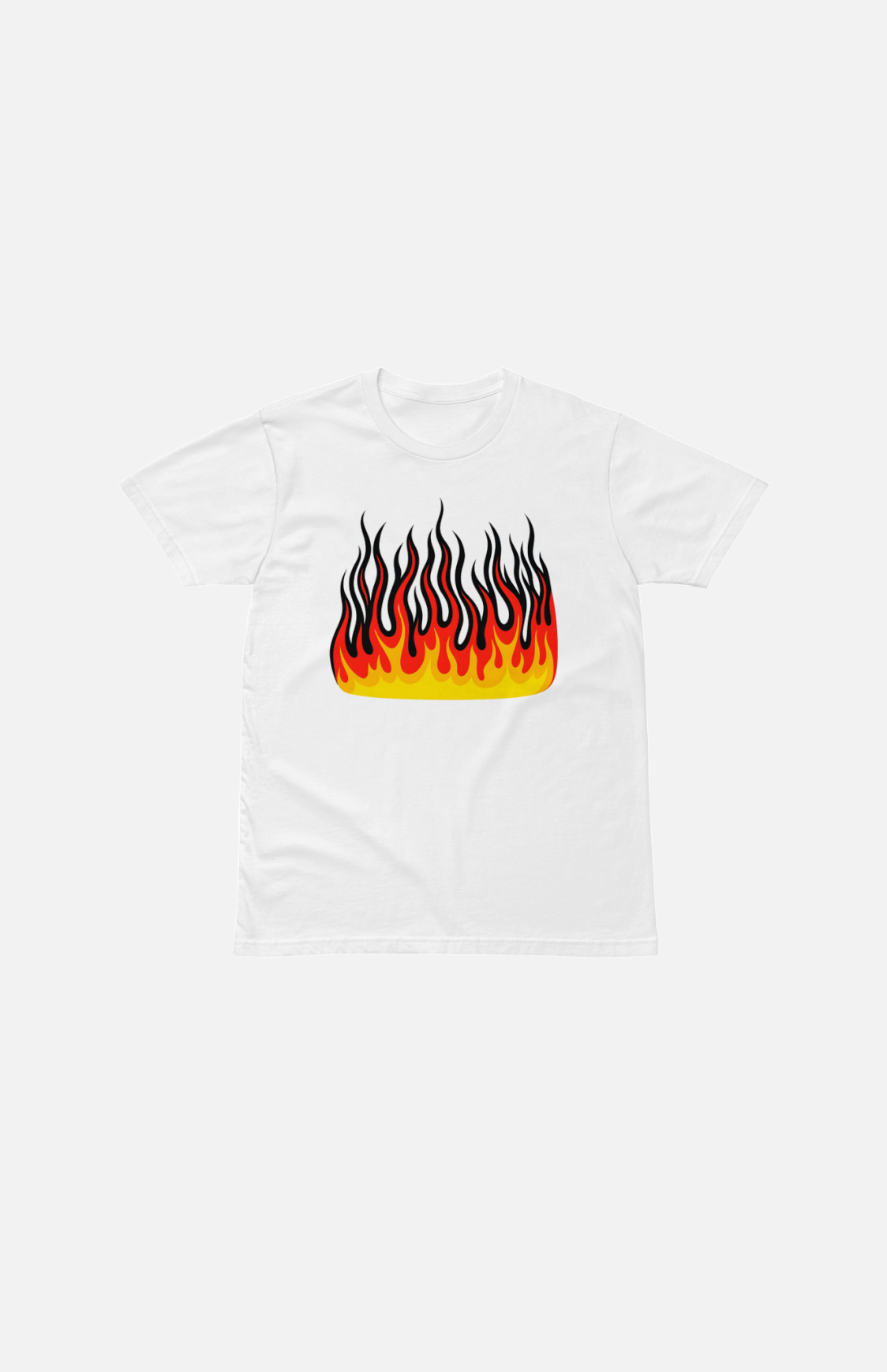Villa Blvd Bold Vintage Flames Premium Tee