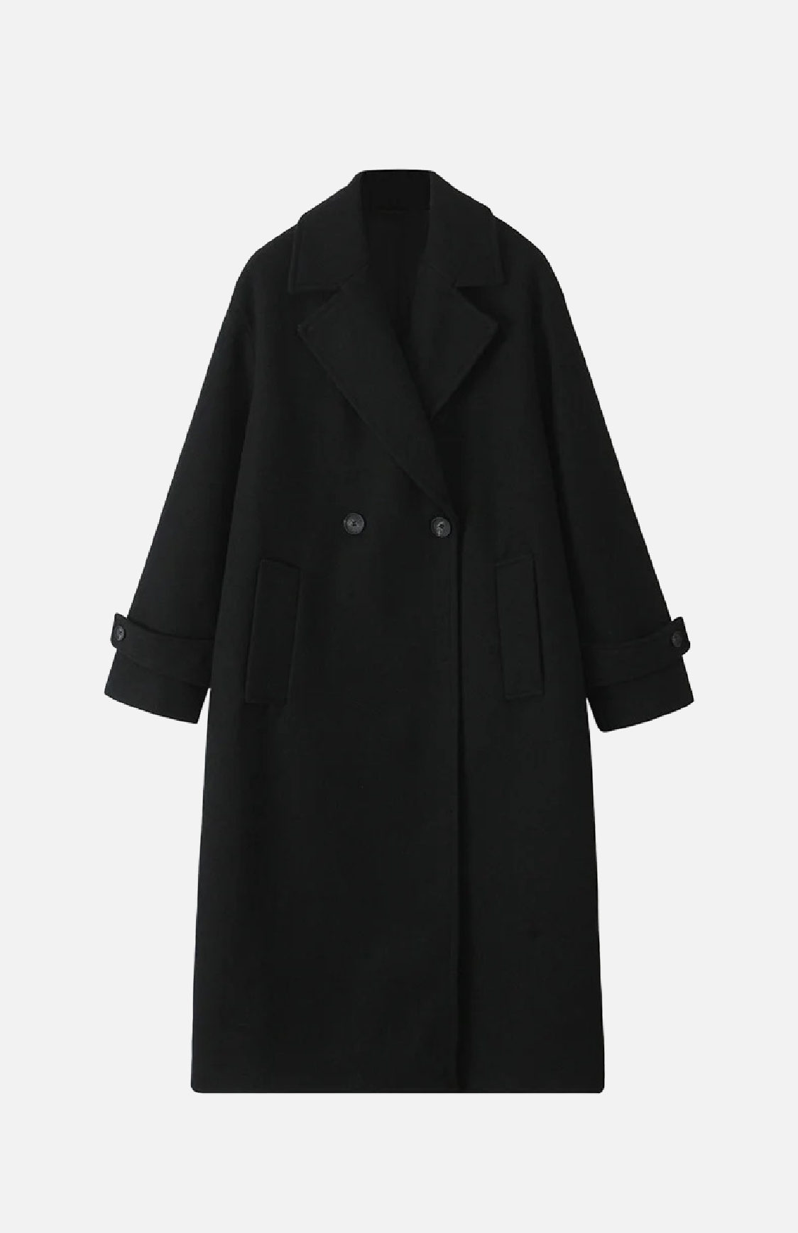 Villa Blvd Long Wool Collar Coat  ☛ Multiple Colors Available ☚