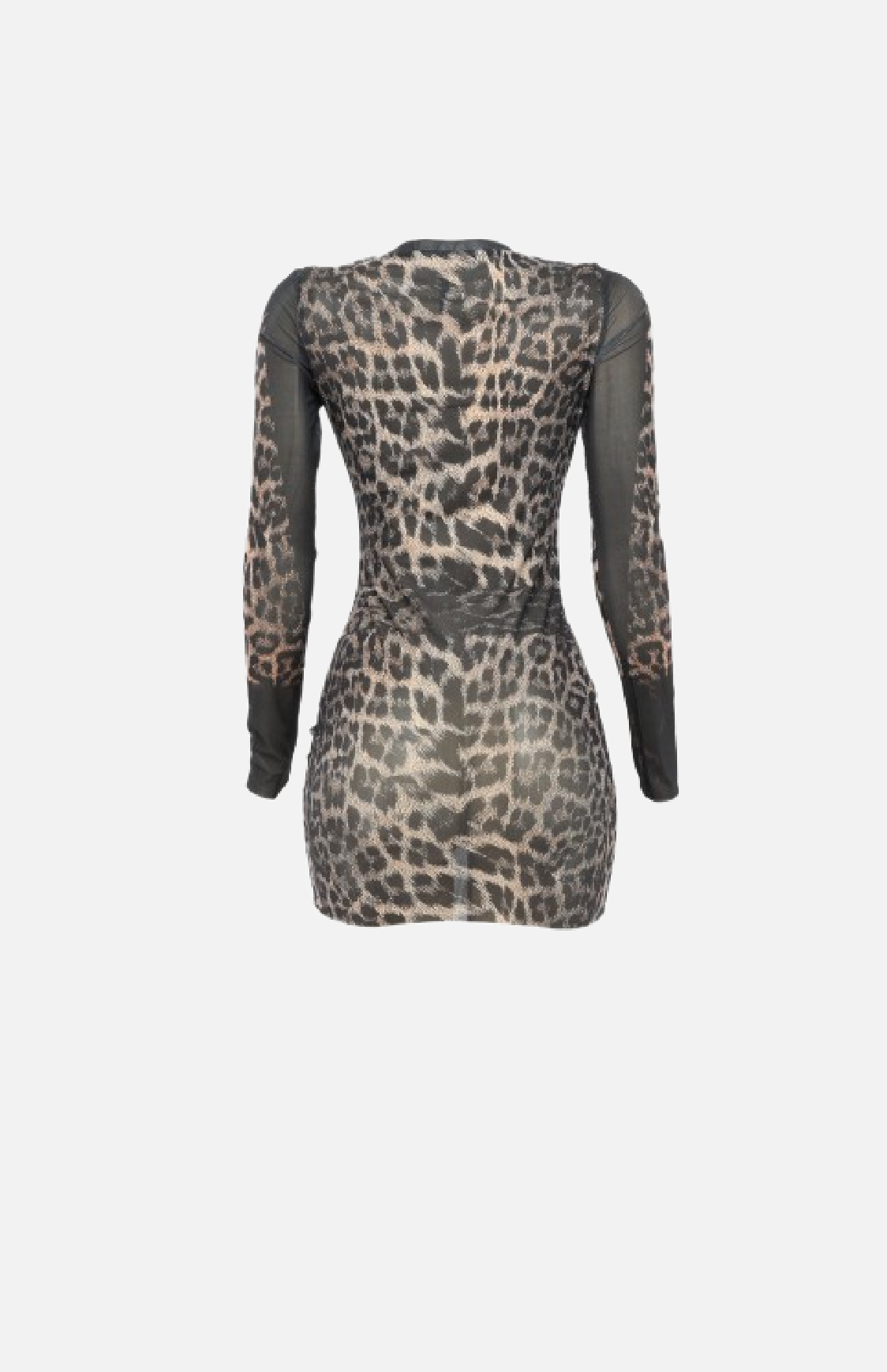 Villa Blvd Leopard Tulle Dress