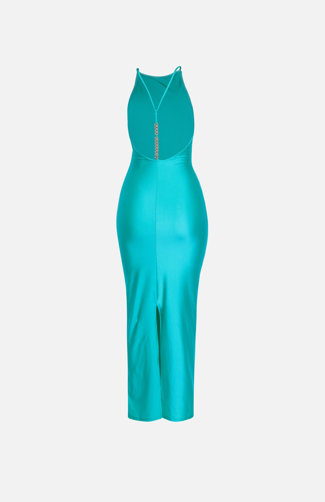 Villa Blvd Nylon Halter Maxi Dress ☛ Multiple Colors Available ☚