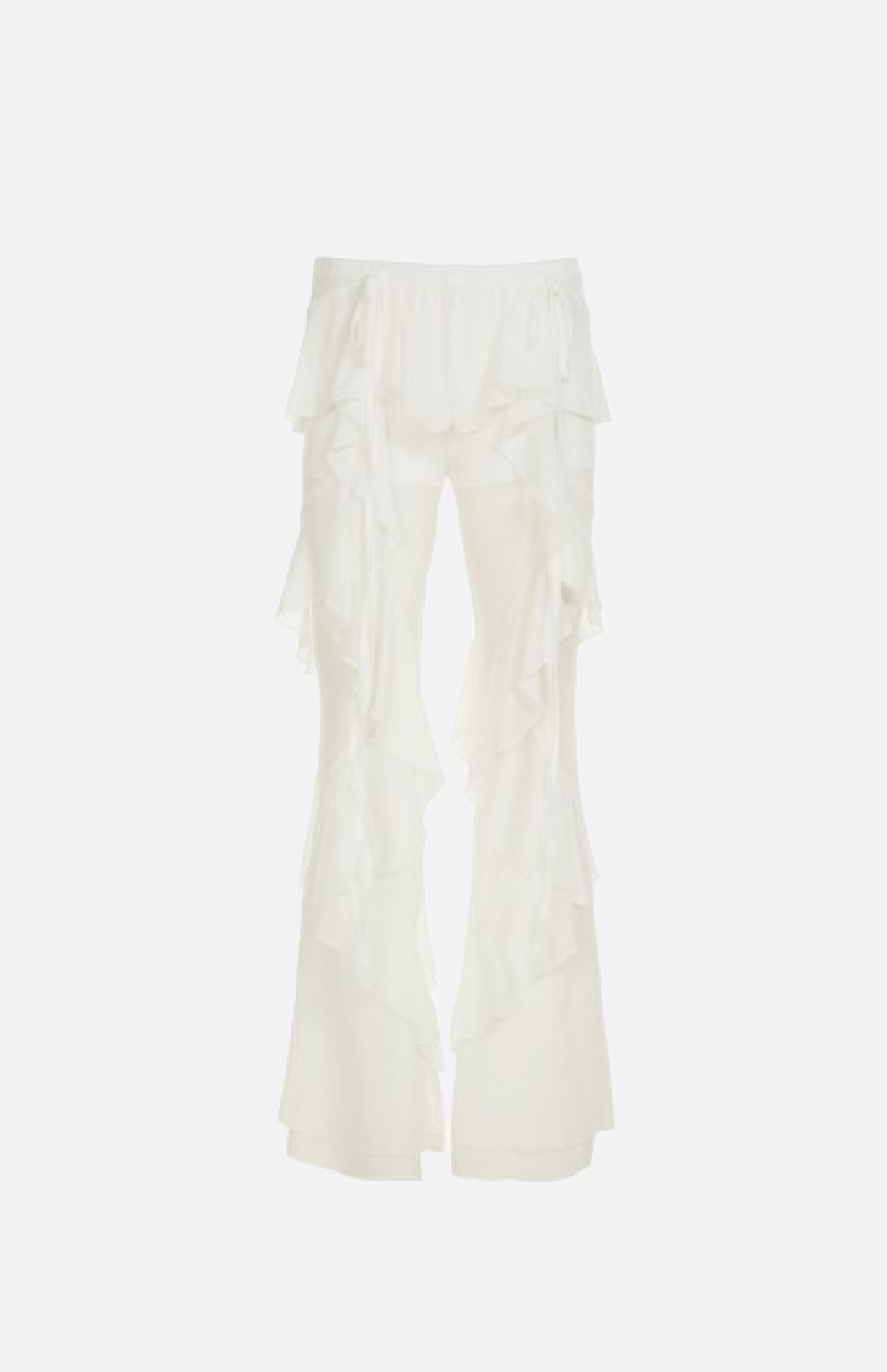 Villa Blvd Layered Ruffle Mesh Pants