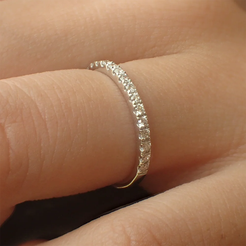 Villa Blvd Micro Pave Moissanite Rings ☛ Multiple Colors Available ☚